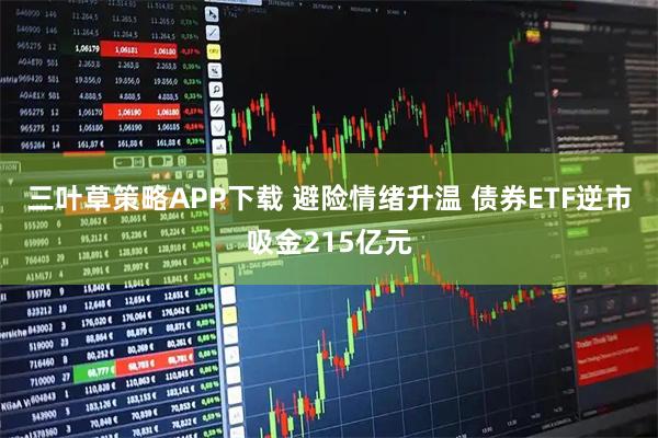 三叶草策略APP下载 避险情绪升温 债券ETF逆市吸金215亿元
