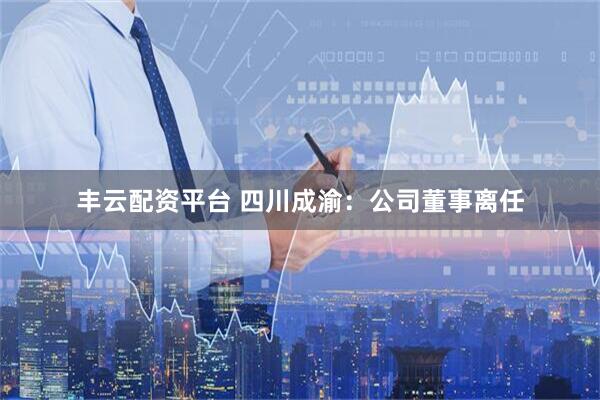 丰云配资平台 四川成渝：公司董事离任